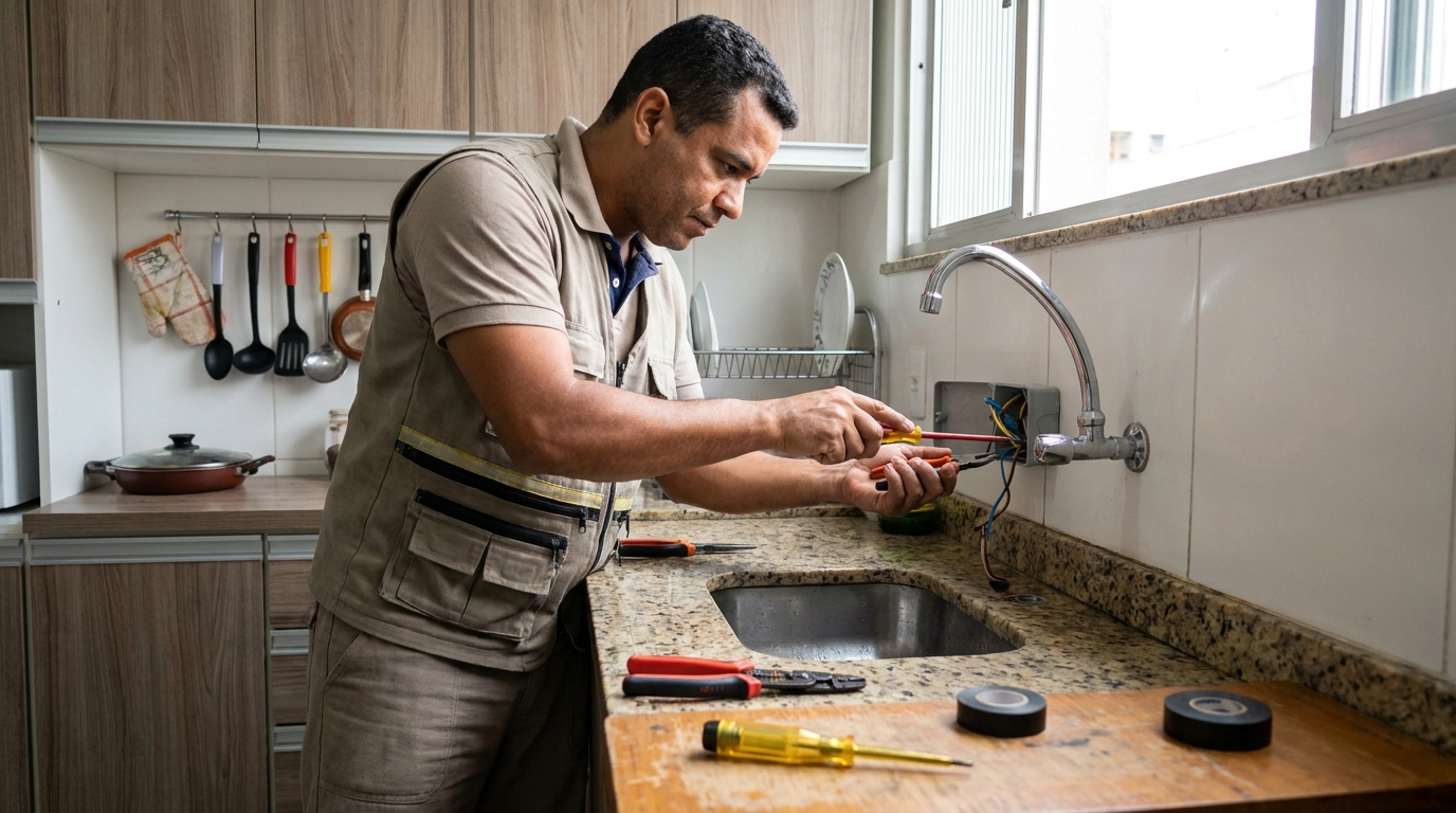 Instalação em Cozinha ou Área Gourmet na Morada do Vale I, Gravataí‑RS