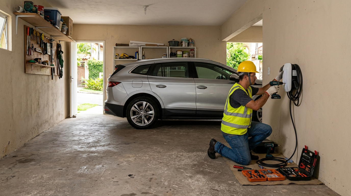 Instalação em Garagem ou Condomínio no Central, Gravataí‑RS