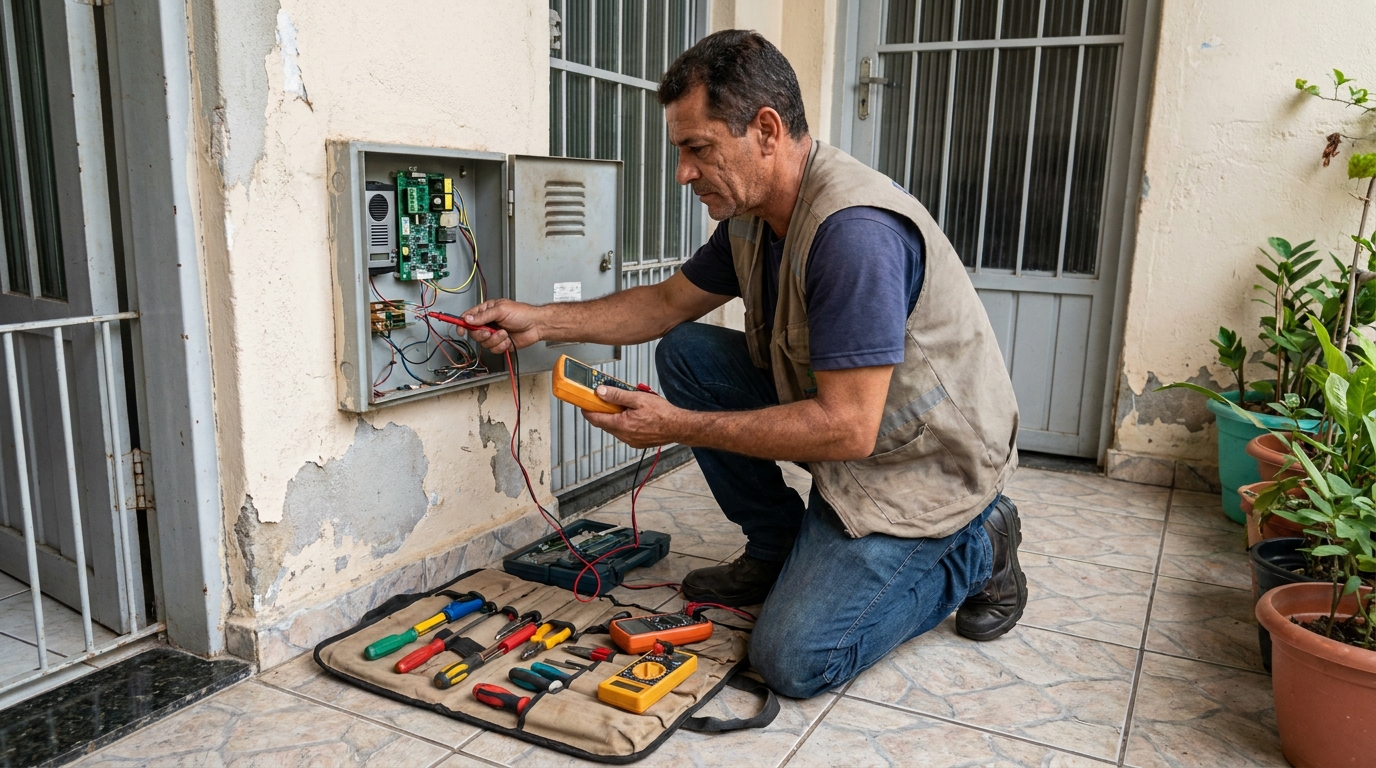 Troca de Fiação de Interfone no São Vicente, Gravataí‑RS